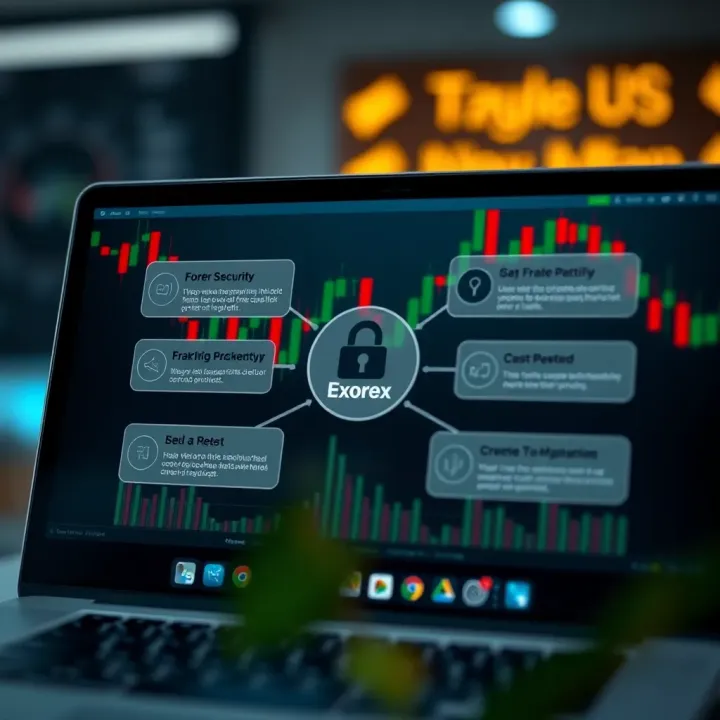 Diagram displaying key factors for choosing a Forex platform including security and cost