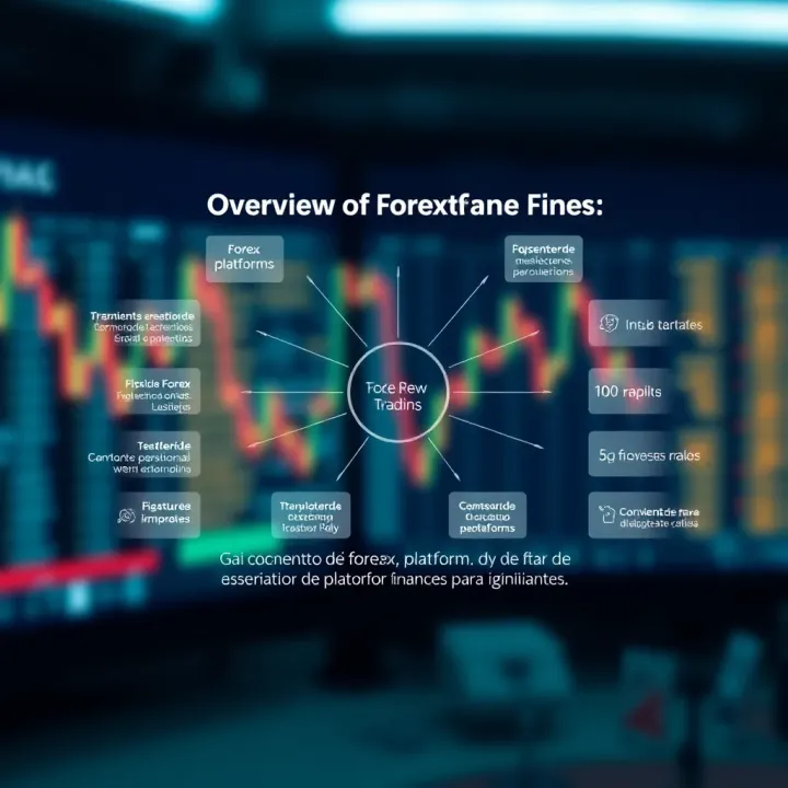 Diagram illustrating different types of Forex platforms and key features for secure trading