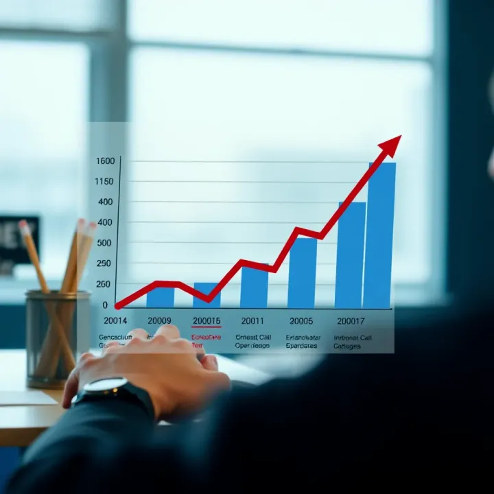 Graph depicting different commission structures available in the Deriv affiliate program