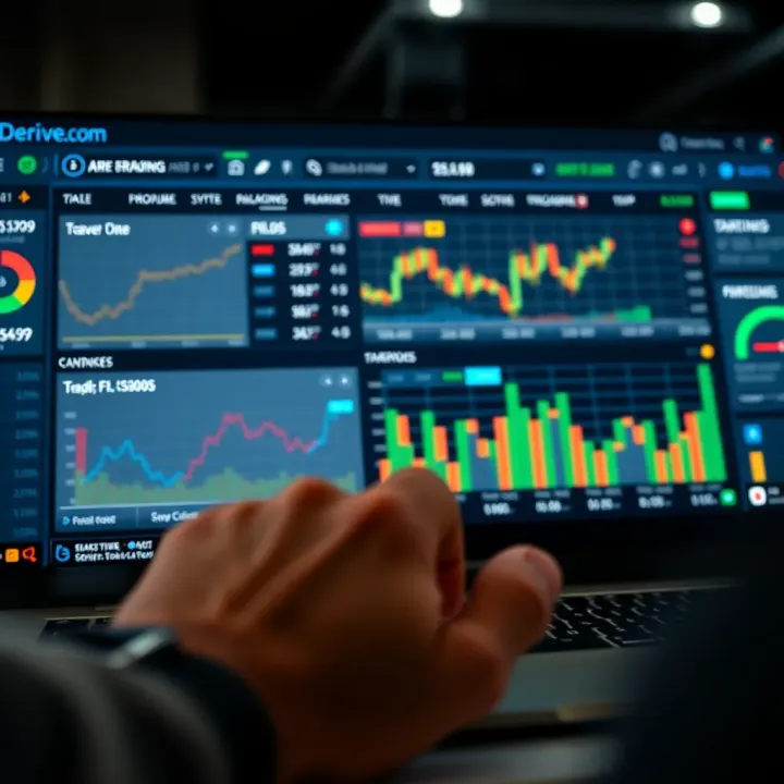 Dashboard view showcasing tools and features for trading derivatives efficiently on a financial platform