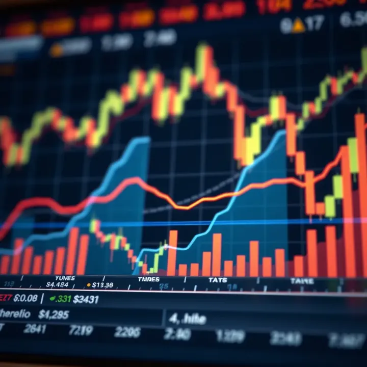 Graph depicting future price projections and market trend scenarios for Ethereum