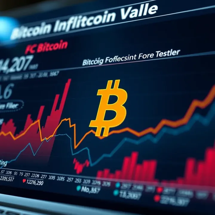 Chart illustrating factors influencing Bitcoin value and forecasting models
