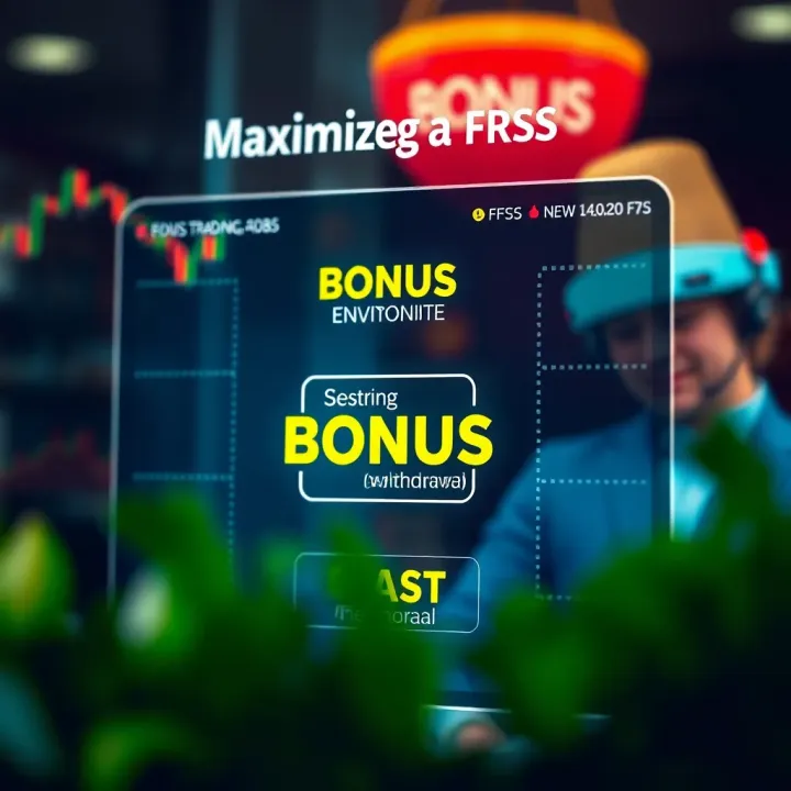 Graphic depicting secure trading environment with bonus utilization strategies and withdrawal guidelines