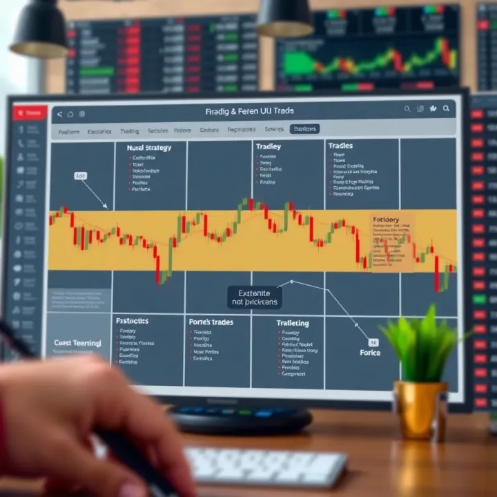 Diagram illustrating common strategies and tools used by Forex traders