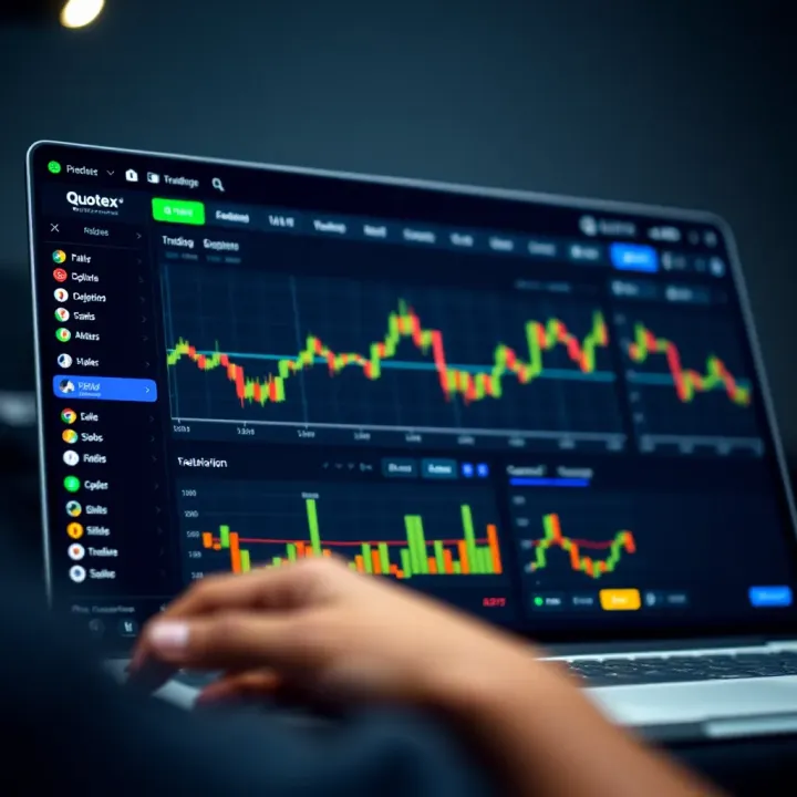 Graphical interface showcasing PNG assets integrated within Quotex trading dashboard