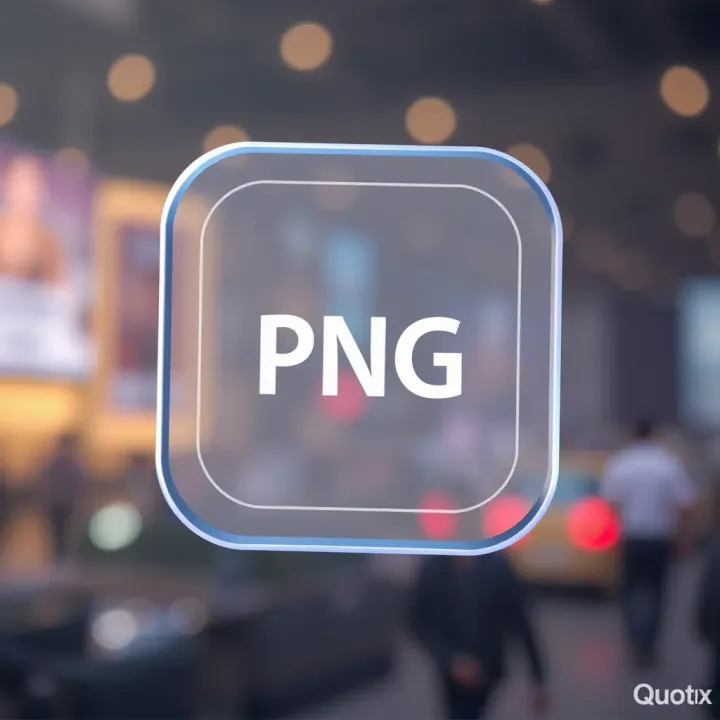Transparent background icon demonstrating use of PNG format on Quotex platform