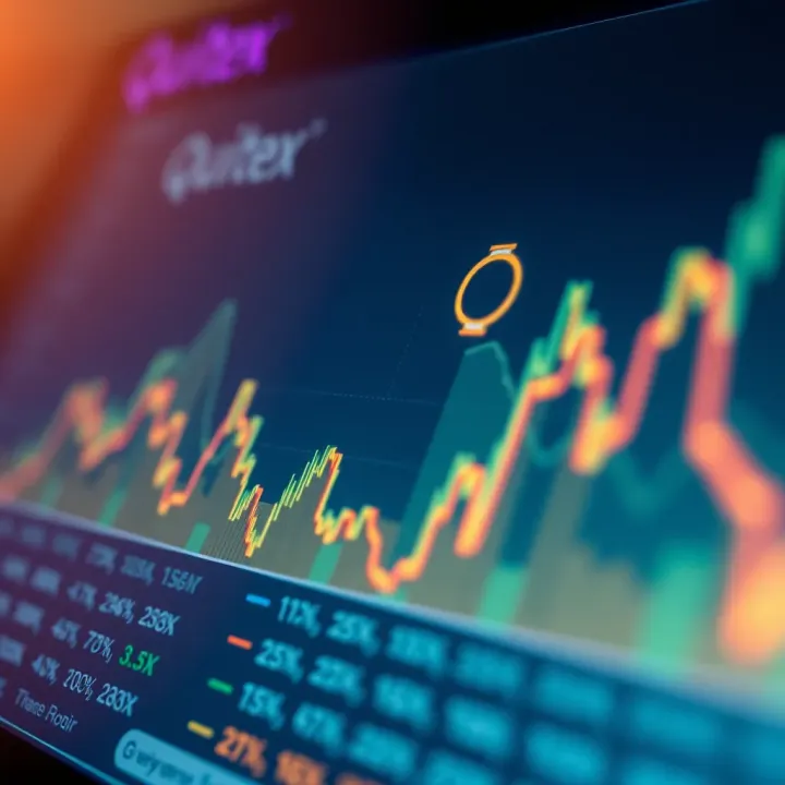 Graph depicting strategies and tips for secure investing on Quotex