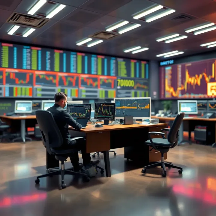 Diagram illustrating the operations of a proprietary Forex desk in currency trading