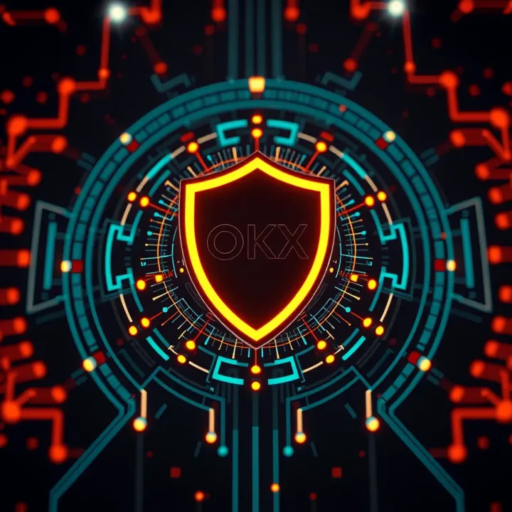 Secure digital shield symbolizing cryptocurrency exchange safety
