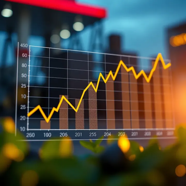 Graph showing monthly dividend returns from Petrobras stocks alongside economic factors