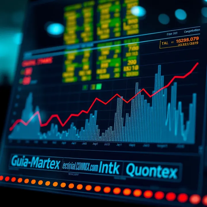 Graph showing market trends, applications, and future prospects of Quontex technology