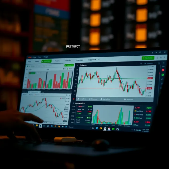 User interface of Quotex trading platform highlighting key features and navigation options