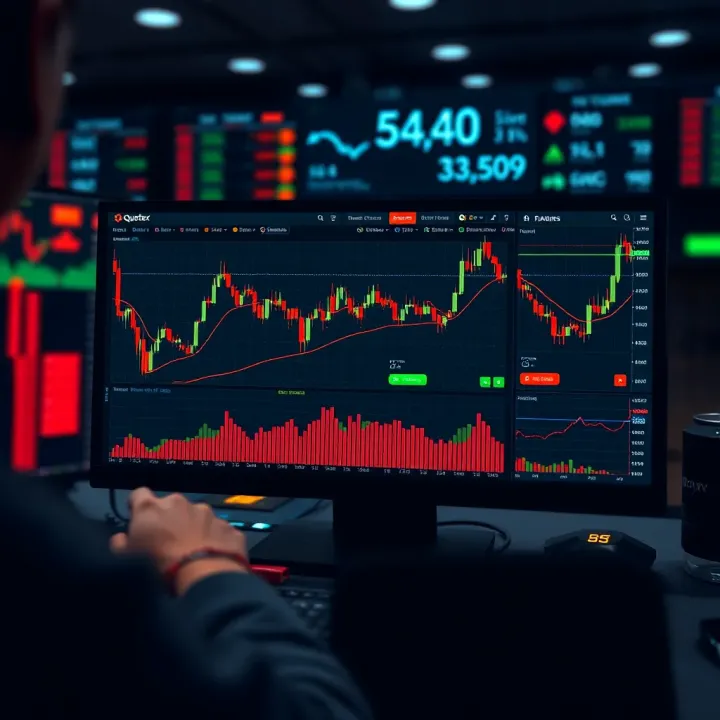 Display of strategic trading tools and indicators available on Quotex platform to enhance investment decisions