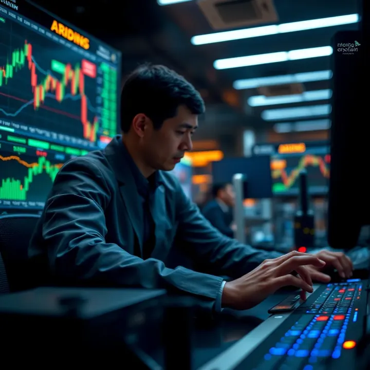 Illustration of secure and informed trading in Brazilian financial markets