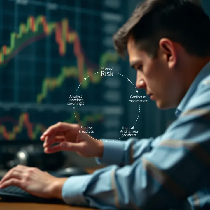 Risk Management Techniques for Digital Trading Diagram illustrating risk management techniques for digital trading