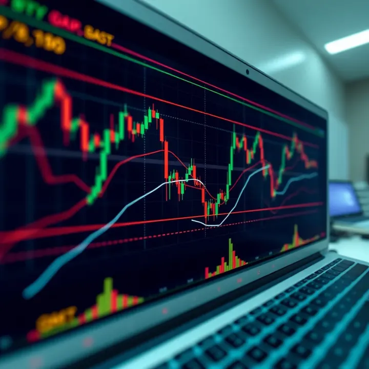 Technical chart displaying trend lines and key support and resistance levels for GBP/USD trading