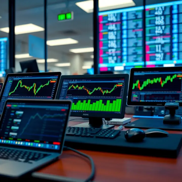 Overview of different types of trading platforms on digital devices