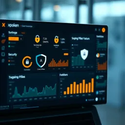 Comprehensive Overview of Xpoken Platform Features and Security Dashboard interface showcasing Xpoken platform features and security indicators